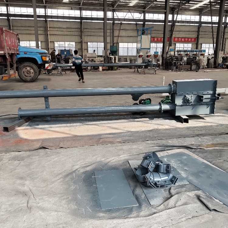 碳酸氫銨密閉管鏈輸送之路，無塵密封輸送設(shè)備，科磊碳酸氫銨管鏈輸送機 第1張