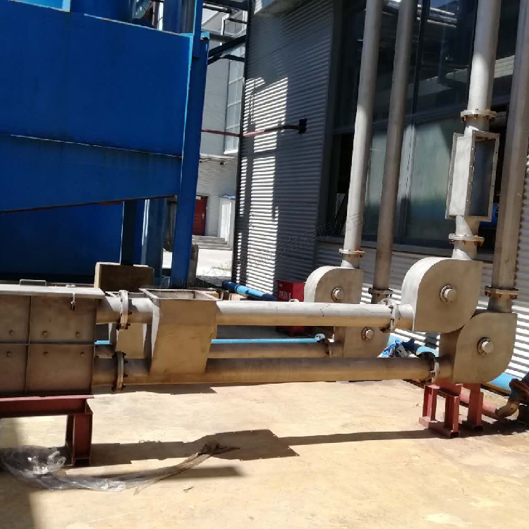 碳酸氫銨密閉管鏈輸送之路，無塵密封輸送設(shè)備，科磊碳酸氫銨管鏈輸送機 第2張